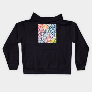 Colorful Painted Drops Kids Hoodie